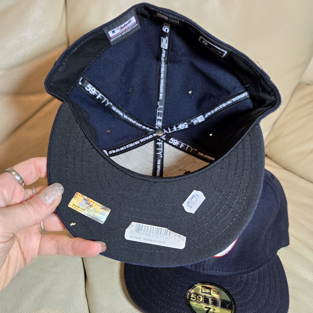 Washington Nationals Hat Cap NewEra 59Fifty MLB Official OnField Fitted ALL SIZ - Picture 6 of 6